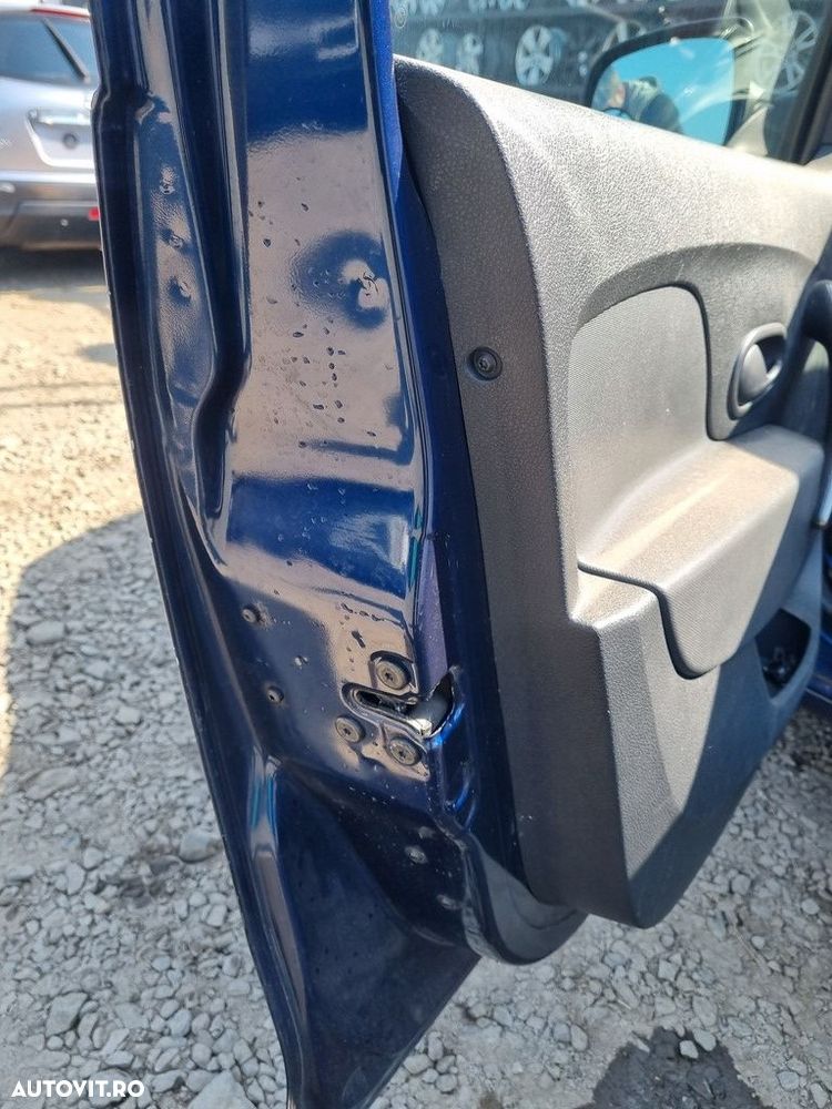 Usa Stanga Fata Dacia Sandero 2 2012 - 2016 Hatchback 4 Usi Bleu Cosmos TERPR (1472) - 3