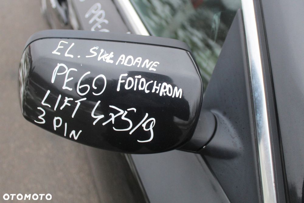 LUSTERKO PRAWE BMW E60 E61 475 BLACK SAP EUROPA 3P - 1