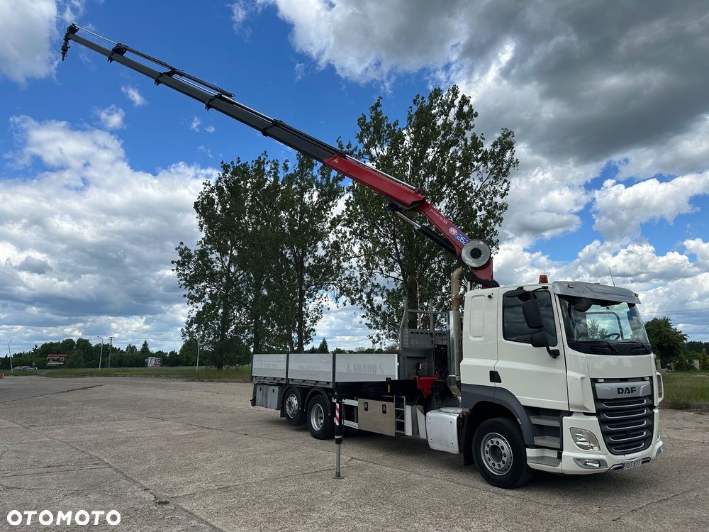 DAF CF 430  6X2 org,173 tys.km. HDS HMF 2620K5 - 3