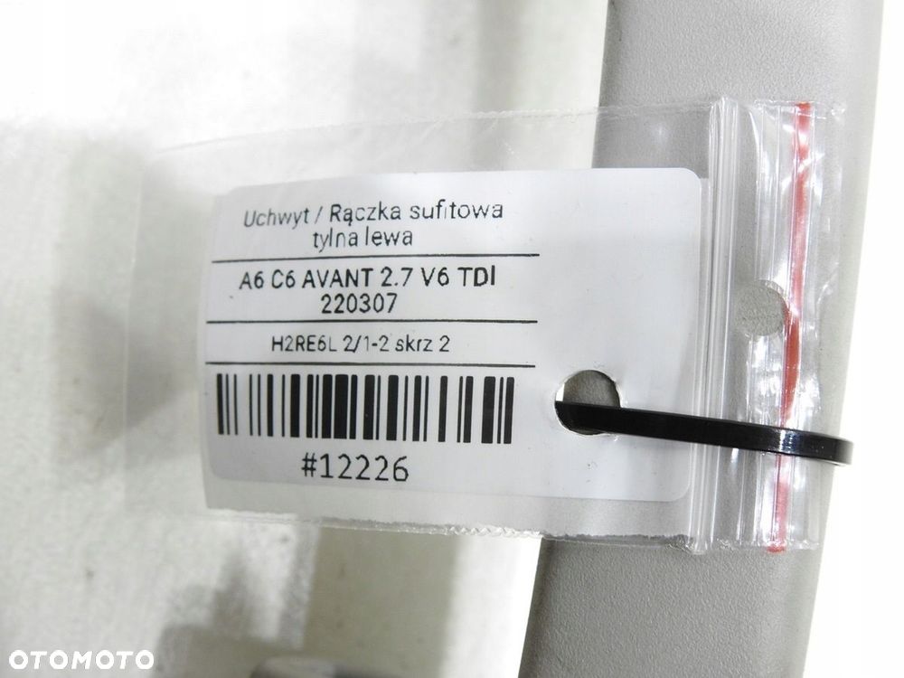 RĄCZKA UCHWYT PODSUFITKI LEWY TYŁ AUDI A6 C6 - 10
