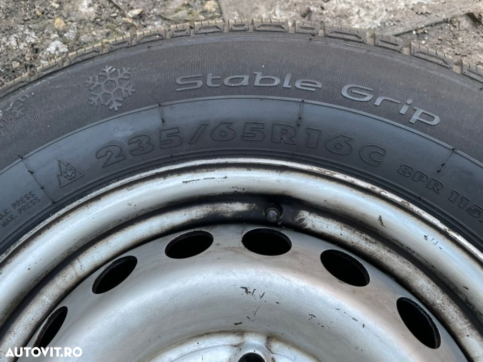 Set jante originale FORD TRANSIT an 2016 cu cauciucuri iarna 235/65R16C - 3