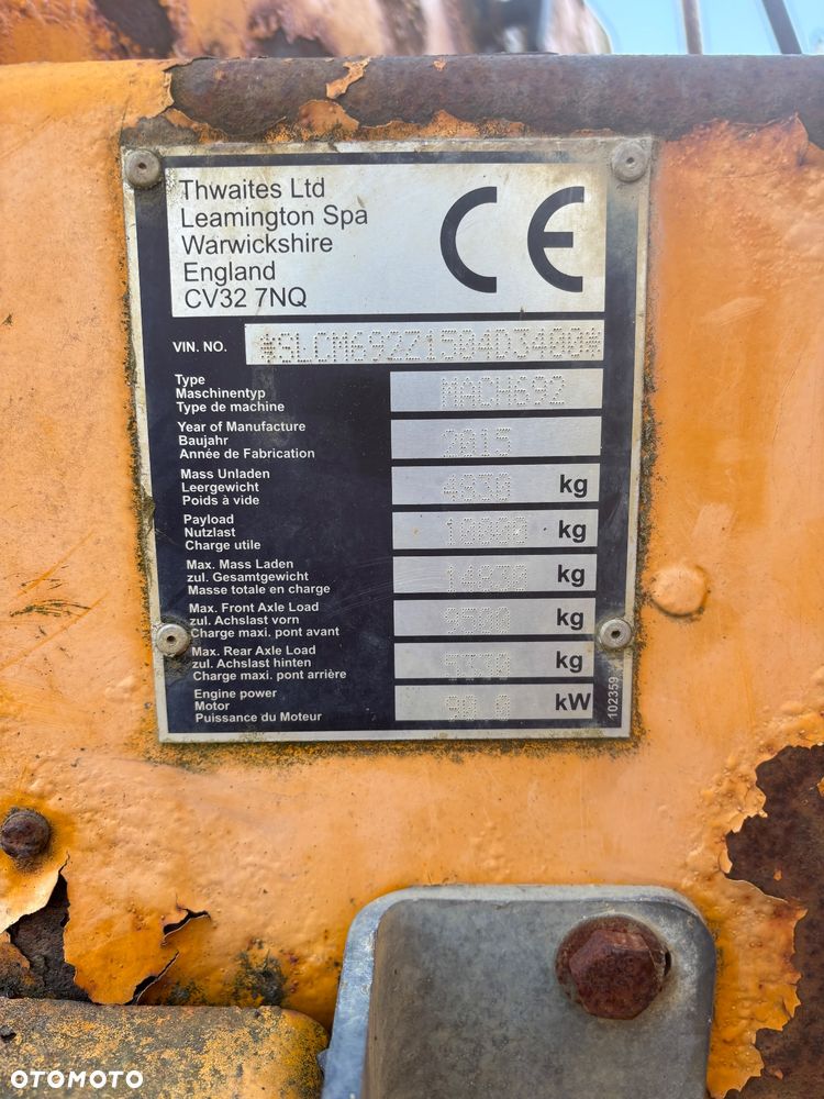 Thwaites 10t ton 2015 thwaites - 4