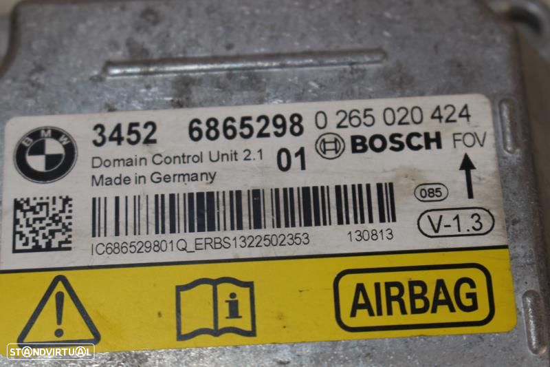 Centralina De Airbags Bmw 1 (F20)  6865298 / 6 865 298 / 0 265 020 424 - 2