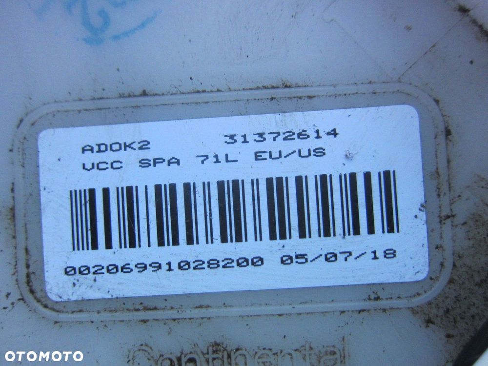 VOLVO XC60 XC 60 II BAK PALIWA ZBIORNIK POMPA 2.0 T5 BENZYNA USA 31372614 - 7