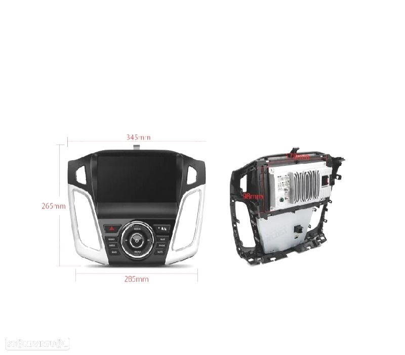 AUTO RÁDIO GPS ANDROID 13 PARA FORD FOCUS 12-17 - 8