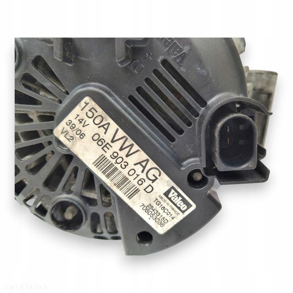 ALTERNATOR Audi A6 C6 A4 B7 2.0 TFSI 06E903016D VALEO - 7