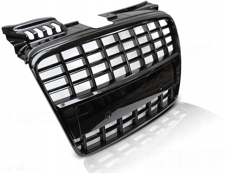Atrapa Grill Kratka Tuning Sportowa Paski Czarna Audi A4 b7 8e 2004-2008 - 2