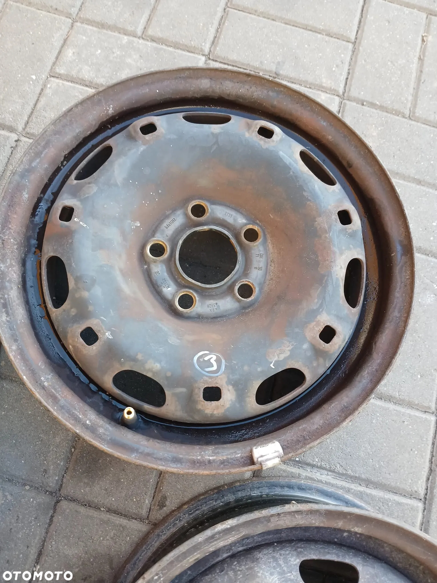 STALOWE 5x100 5Jx14 CALI ET35 POLO9N 6R SKODA FABIA SEAT IBIZA 6L 6J 4 SZTUKI KOMPLET - 2