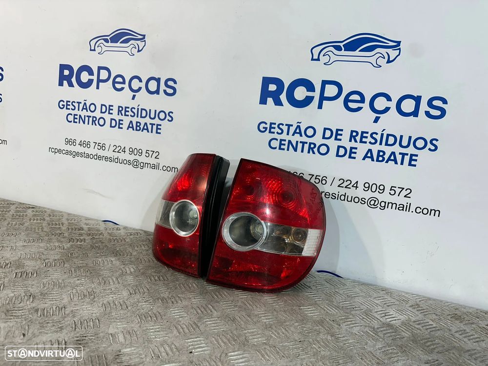 .Conjunto Farolins Tras Traseiro Esquerdo Direito Original Volkswagen VW Fox 5Z 5Z0945095 5Z0945096 2004 - 2012 - 4