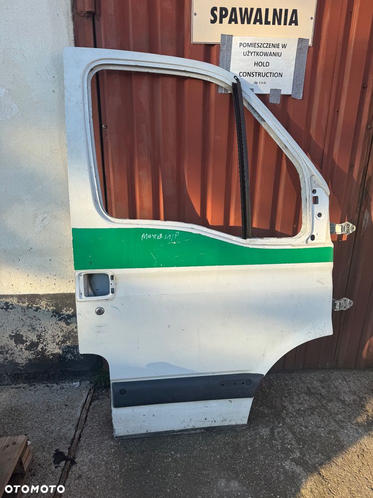 Renault master 2 drzwi prawe lewe przednie tylne tył przesuwne skrzydła z szybą Iveco daily białe brązowe - 9