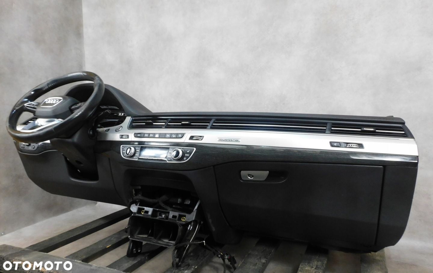 AUDI Q7 4M KONSOLA HUD KOMPLETNA DESKA ROZDZIECZA KOKPIT AIRBAG HEAD UP - 2