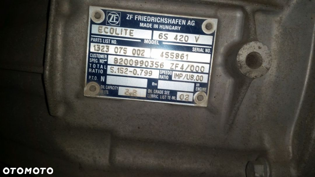 SKRZYNIA BIEGÓW MASTER MOVANO 2.3 DCI 6S420V ! Polecam ! - 2