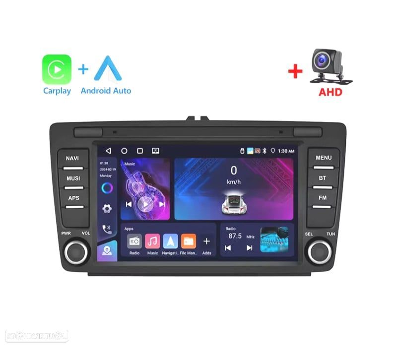 AUTO RADIO G 7" PARA SKODA OCTAVIA ANDORID 13 09-13 USB GPS TACTIL HD - 1