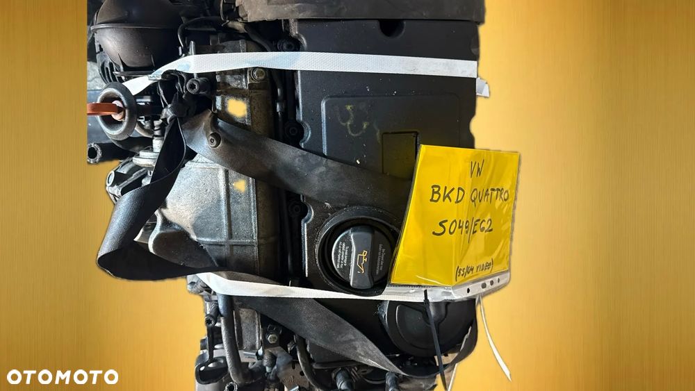 Volkswagen BKD QUATTRO 2.0 diesel silnik kompletny z pełnym osprzętem gotowy do montażu VIDEO PRACY SILNIKA - WHATSAPP LUB LINK W OPISIE - 4