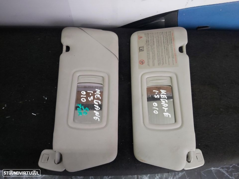 Conjunto Palas sol Renault Megane 2010 - 2