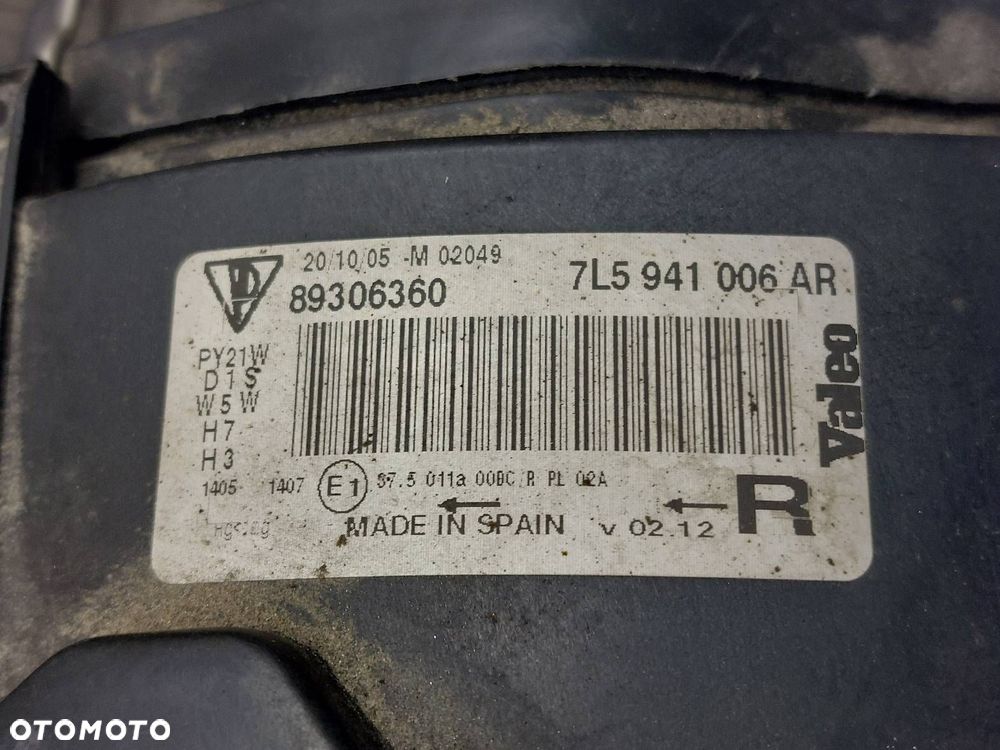 LAMPA PRAWY PRZÓD PORSHE CAYENNE I EU EUROPA 7L5941006AR 89032133 - 4
