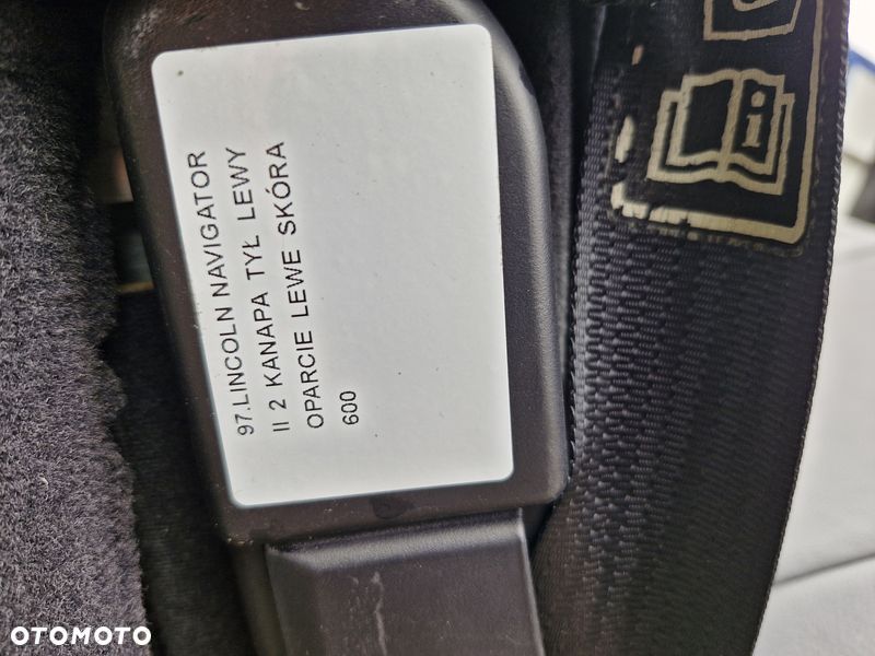 lincoln navigator ii 2 kanapa lewy tył tylna skóra - 6