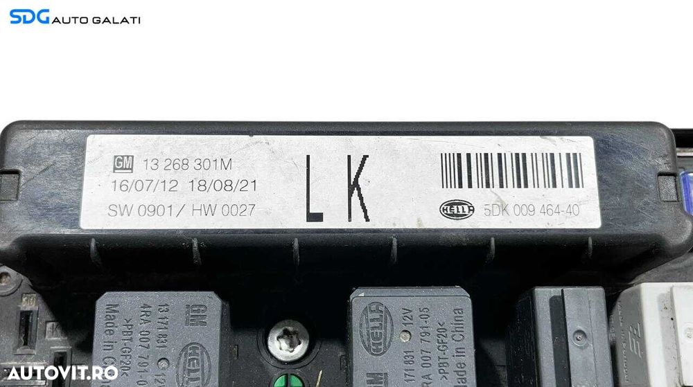 Panou Tablou Relee Sigurante Opel Astra H 1.7 CDTI 2004 - 2010 Cod 13268301M LK [L5999] - 2
