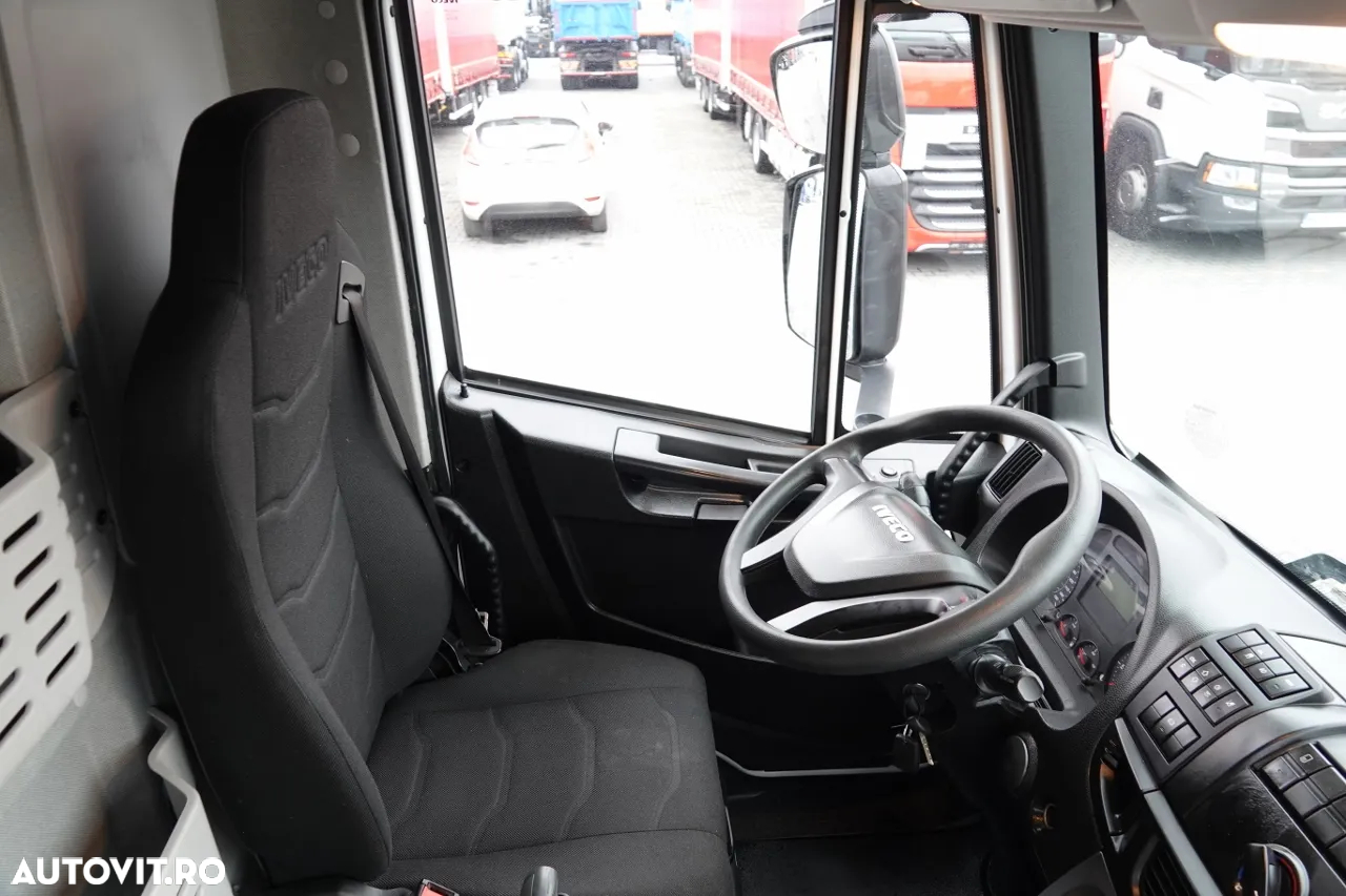 MAN EUROCARGO / 12. 190 / PERDEA - 8,5 m / SOLO / RIDIFICĂTOR / CONTRACTUL DE SERVICE POST / EURO 6 - 24