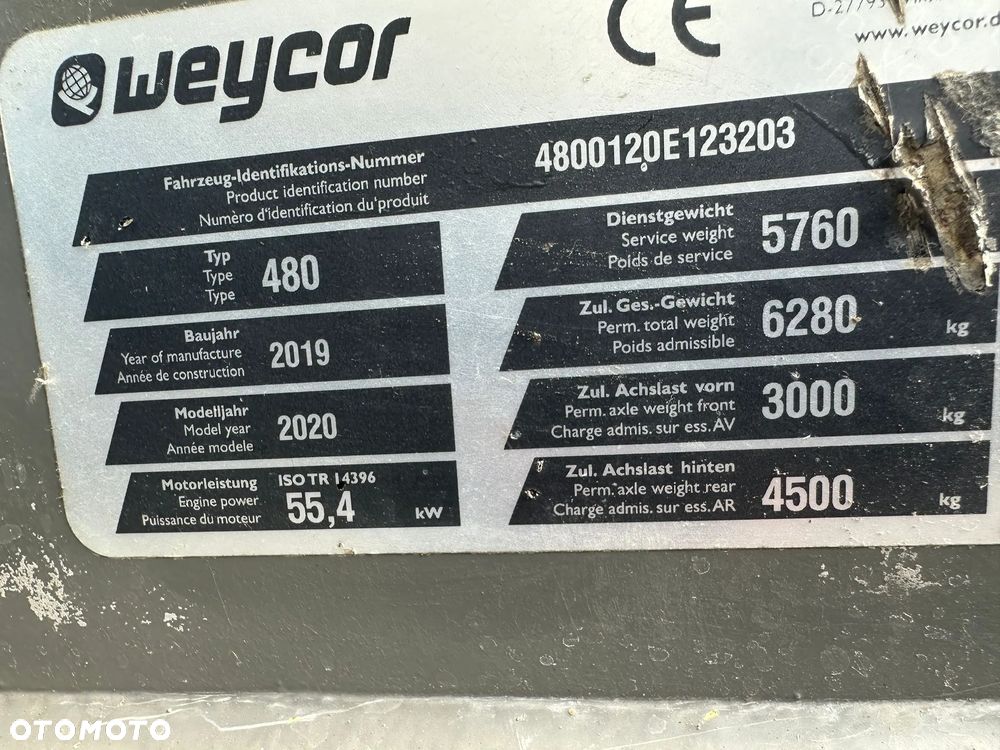 Weycor Atlas AR 480 2019 AR-70 2000-2500mtg - 10