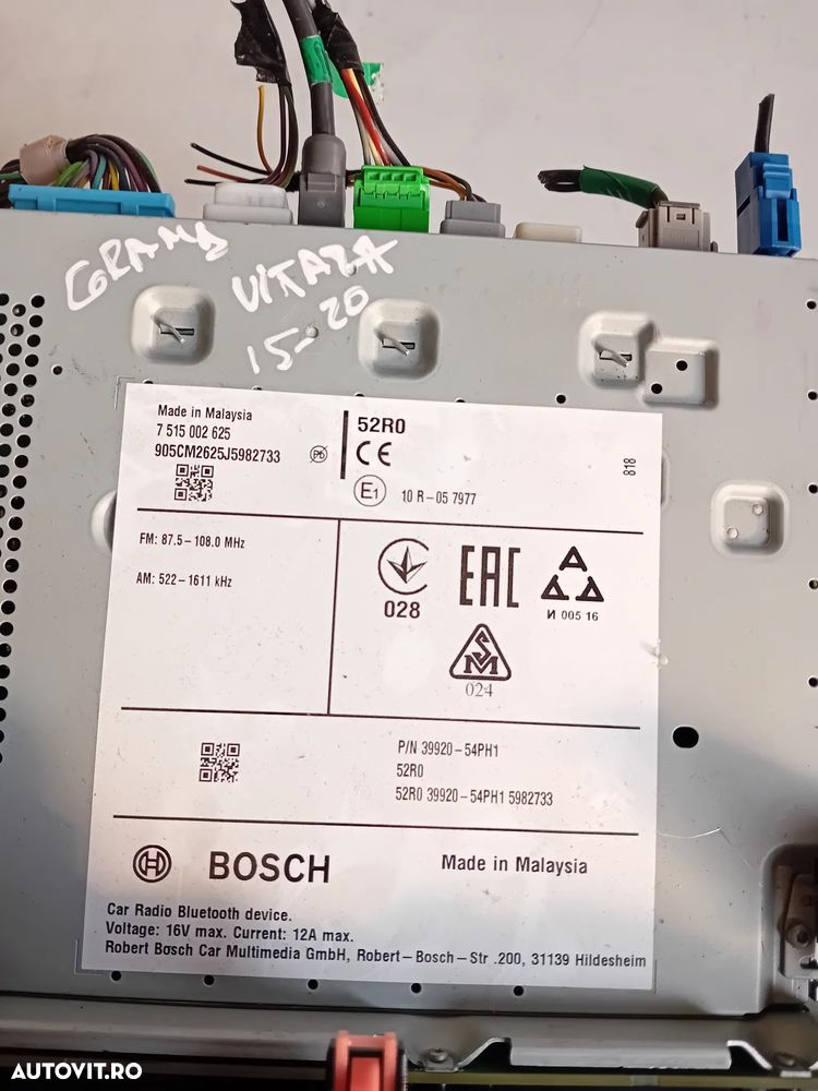 Navigatie Originala Suzuki Vitara 2015-2020 - 8