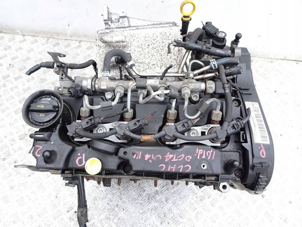 silnik kpl. skoda seat vw audi 1.6 tdi 105 km clhc clh - 11