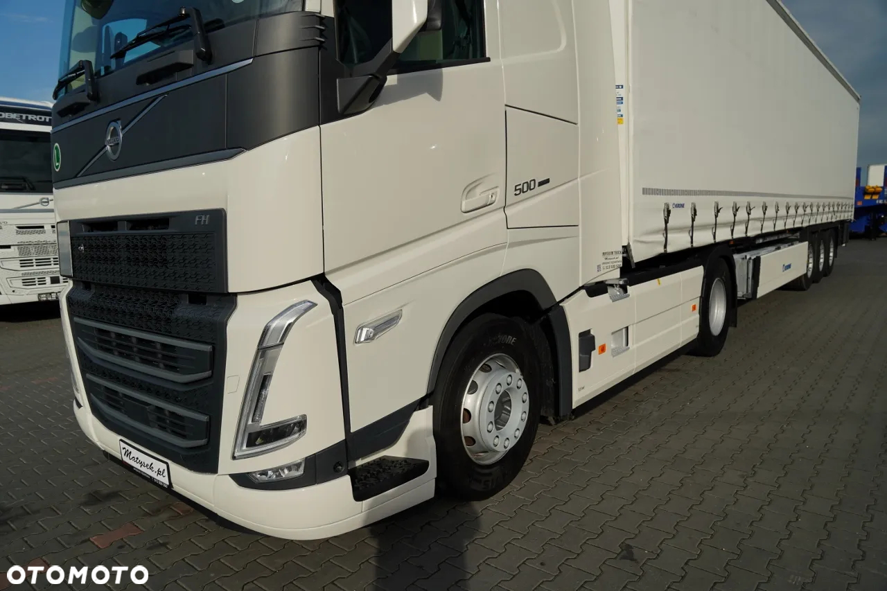 Volvo FH 500 / XXL / 2024 / KLIMA POSTOJOWA  / SKÓRY / I-SHIFT + KRONE FIRANKA / 2024 ROK / KOSZ NA PALETY / 2 OSIE PODNOSZONE / MAŁO UŻYWANA / SPROWADZONA - 7