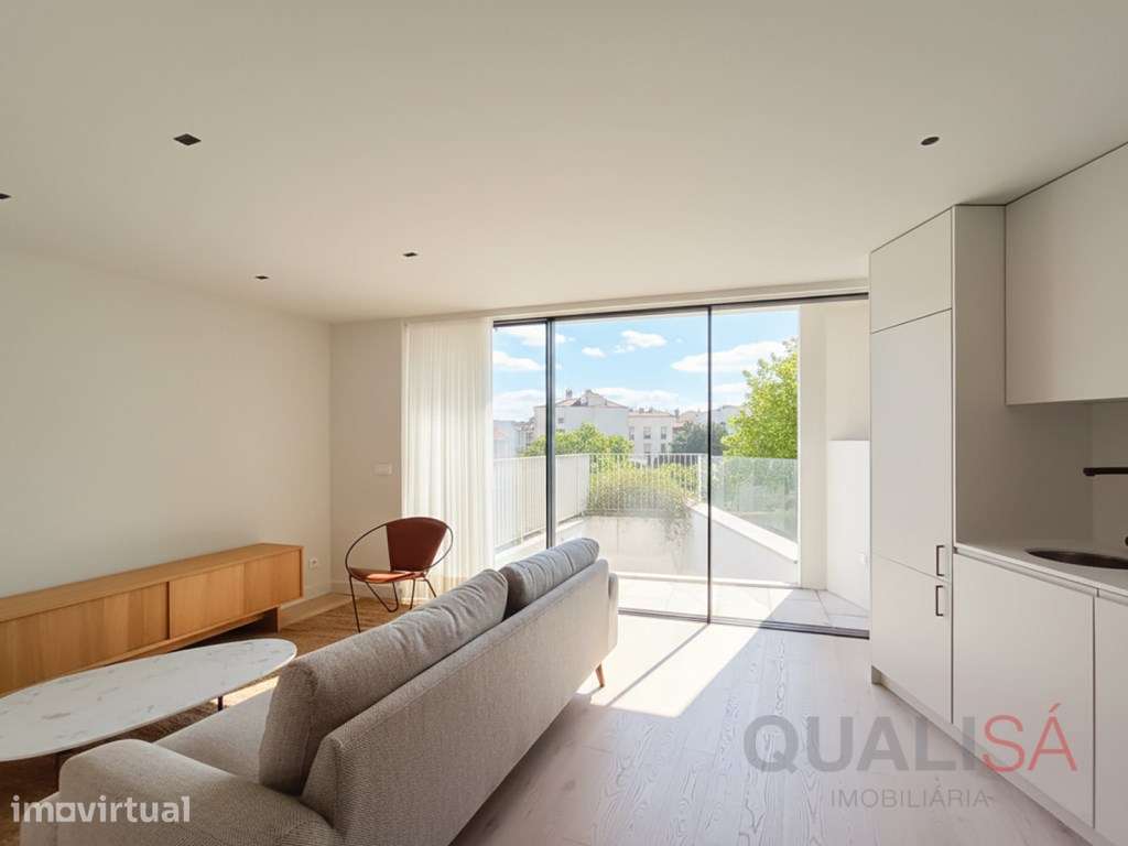 Apartamento T1 novo com jardim, equipado e mobilado, localizado na ... - Grande imagem: 4/27