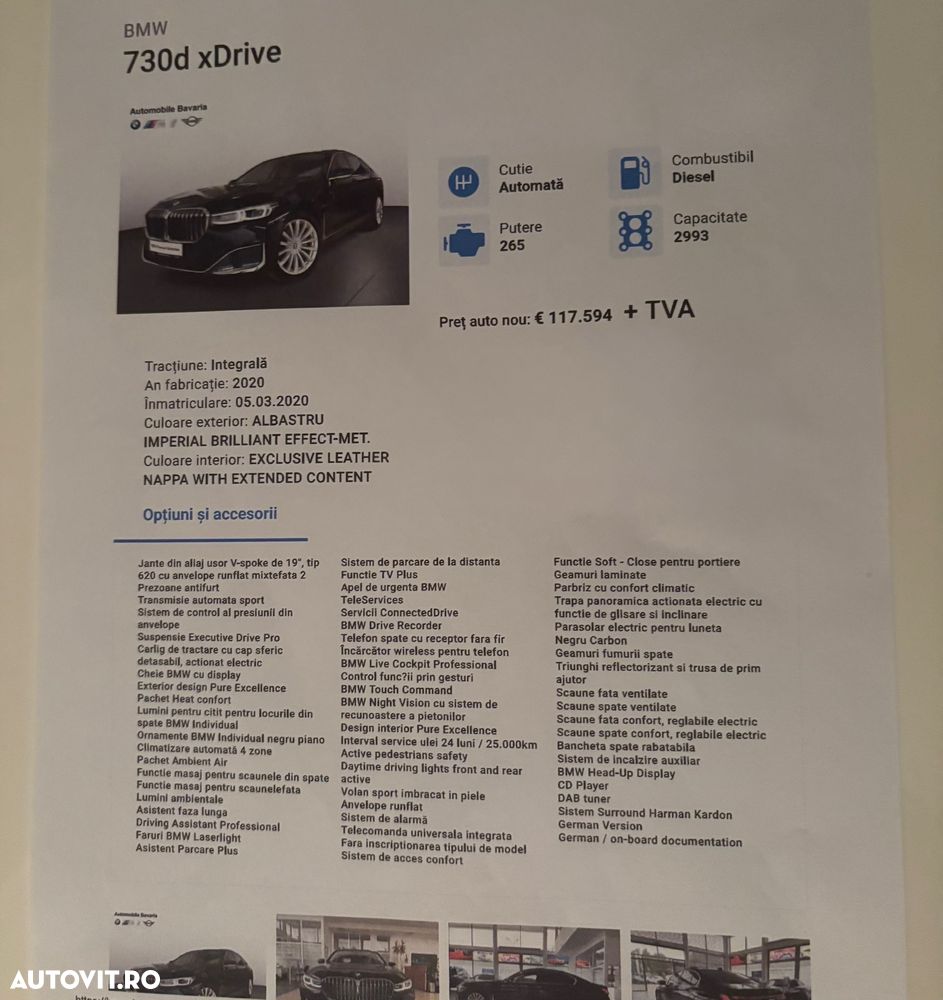 BMW Seria 7 730d xDrive - 4