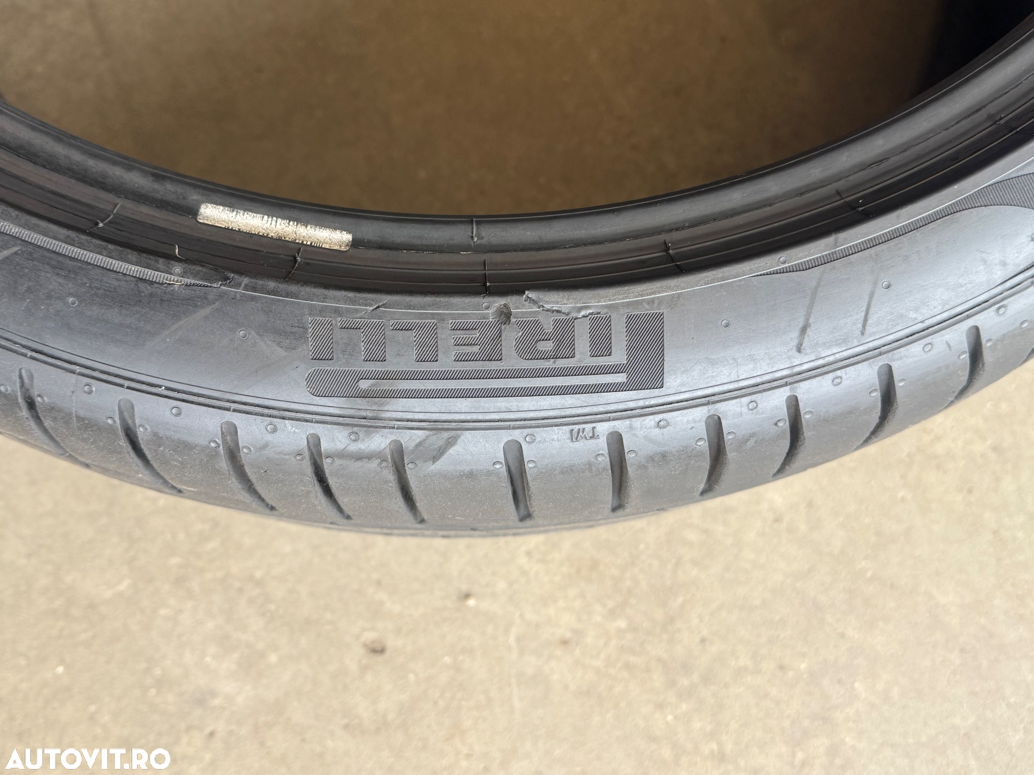 Vând set anvelope 255/35/21-285/30/21 Pirelli de vară ca noi - 7