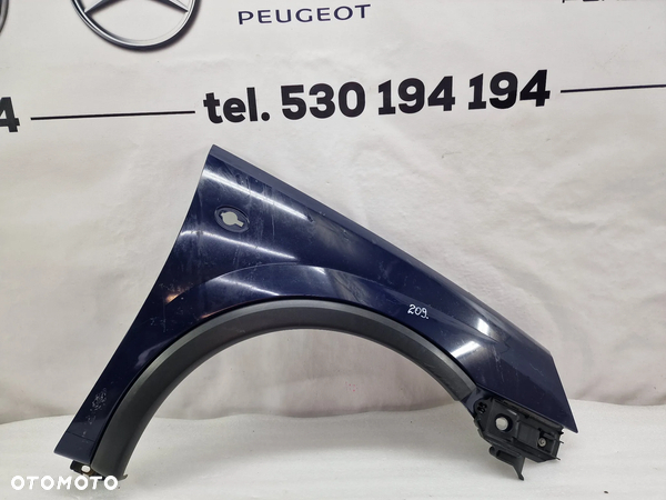 OPEL CORSA C LIFT 03-06 PRAWY BŁOTNKI PRZEDNI PRZÓD , GRANATOWY NIEMIETALIK , NR AUKCJI BŁ209