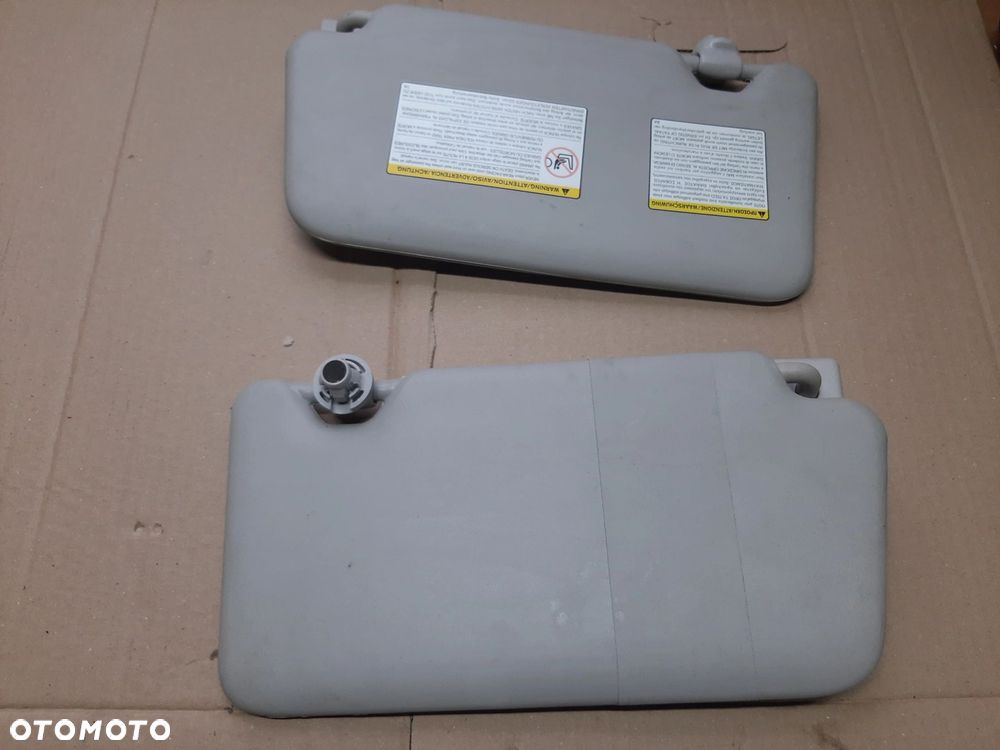 Micra K13 daszek słoneczny daszki komplet Nissan - 1