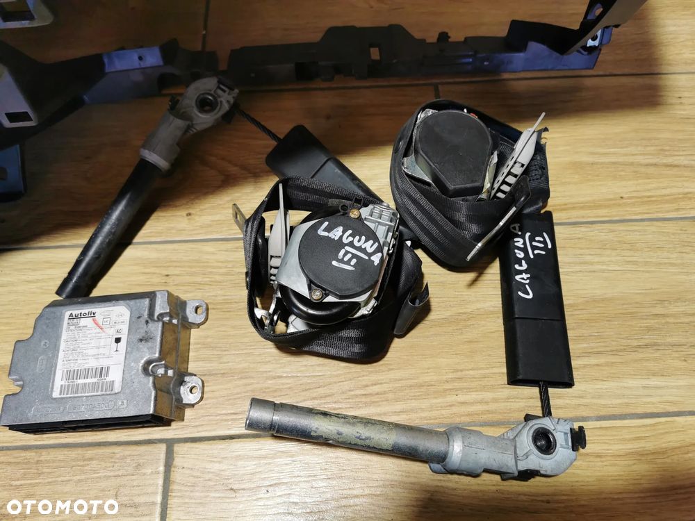 Renault Laguna III Deska Rozdzielcza Kokpit Airbag Pasy - 9