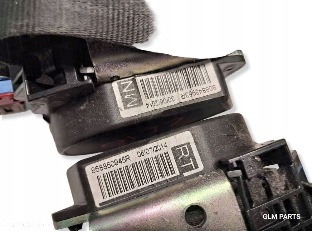 renault clio iv poduszki powietrzne airbag pasy komplet demontaż - 6