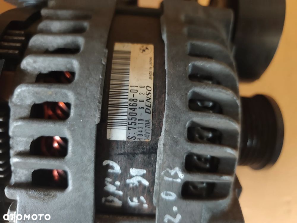 BMW E90 LIFT 2.0B ALTERNATOR 170A 7550468-01 - 4