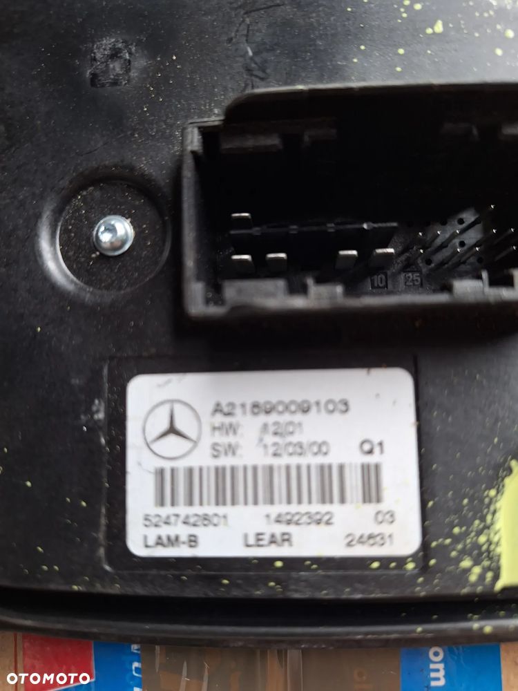 Fotel lewy mercedes c w204 lift orginał,europa - 15