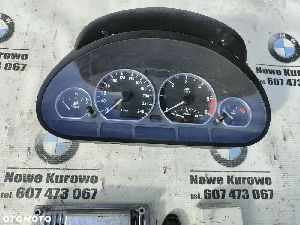BMW E46 2.0d 150KM Komputer Sterownik silnika Zestaw startowy7794624 - 4
