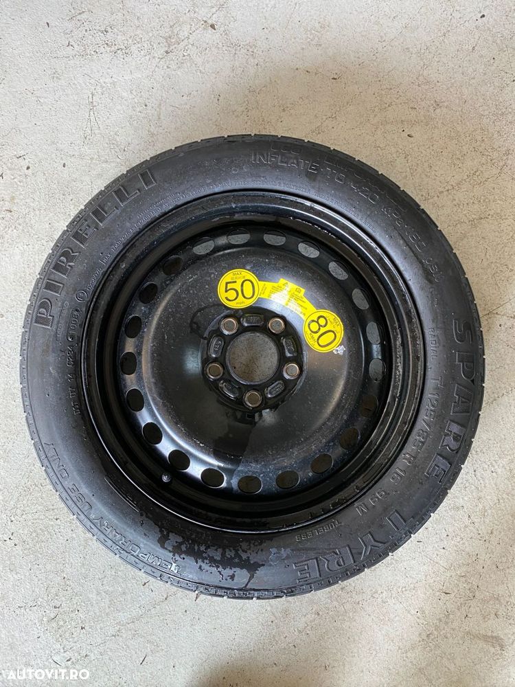 Roata de rezerva T125/85 R16 Volvo V60 2014-2018  6G92-1A479-AA 30671448 30683913  31471764 - 1