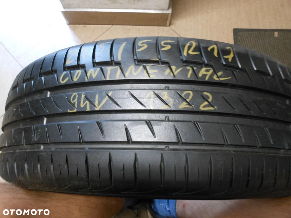 Opona pojedyńcza 215/55r17 continental premium contact 6 7mm lato - 1