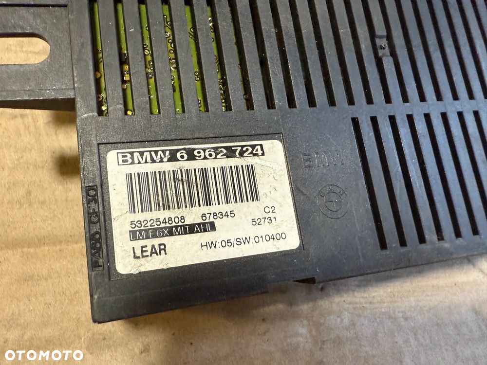 Moduł sterownik świateł 6962724 532254808 BMW OE - 2