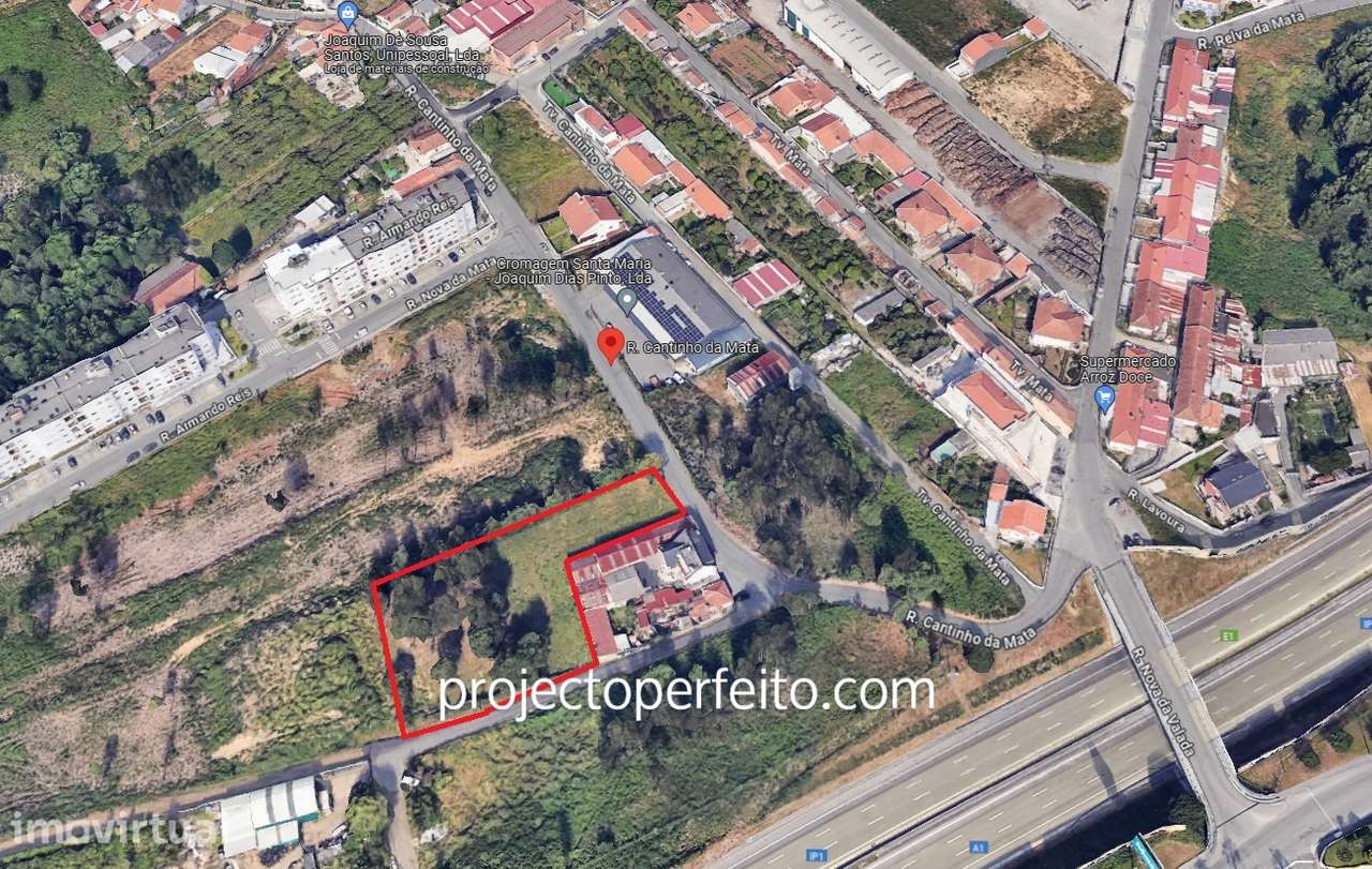 Lote de Terreno  Venda em Santa Maria de Lamas,Santa Maria da Feira - Grande imagem: 2/6