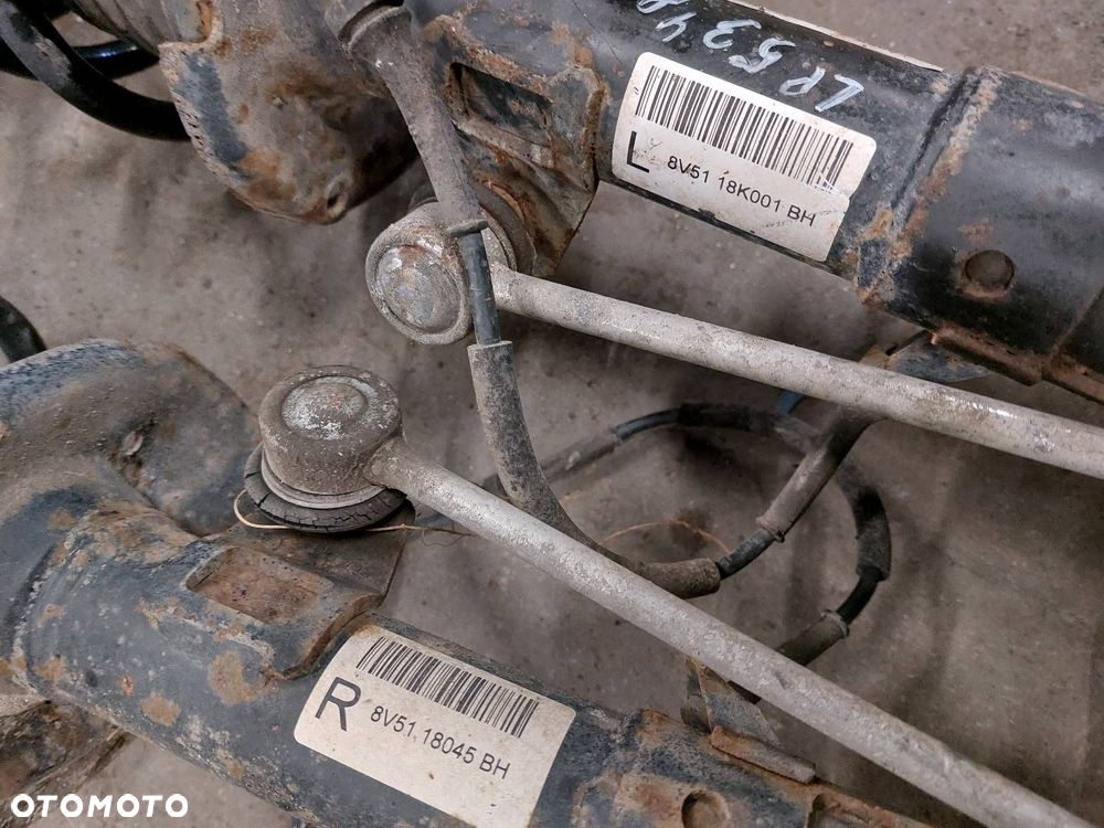 AMORTYZATOR SPRĘŻYNA ZWROTNICA LEWY + PRAWY PRZÓD FORD FIESTA MK6 - 8