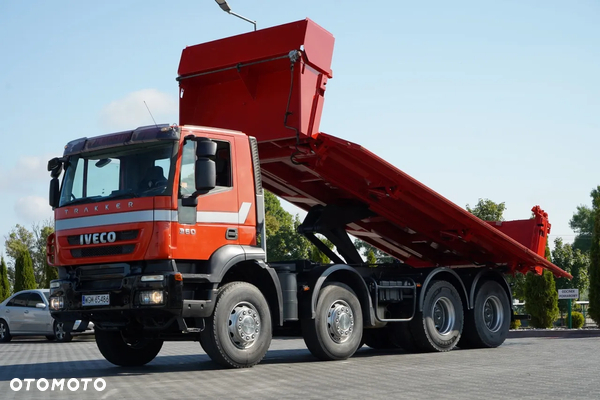 Iveco TRAKKER  360 / 8x4 / WYWROTKA  2 - STRONNA / HYDROBURTA / MANUAL  BORDMATIC
