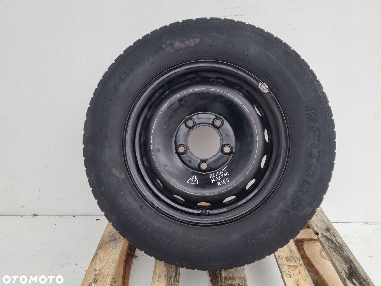 Renault Master III Movano KOŁO ZAPASOWE zapas 225/65 R16C 5x130 403000037R - 1