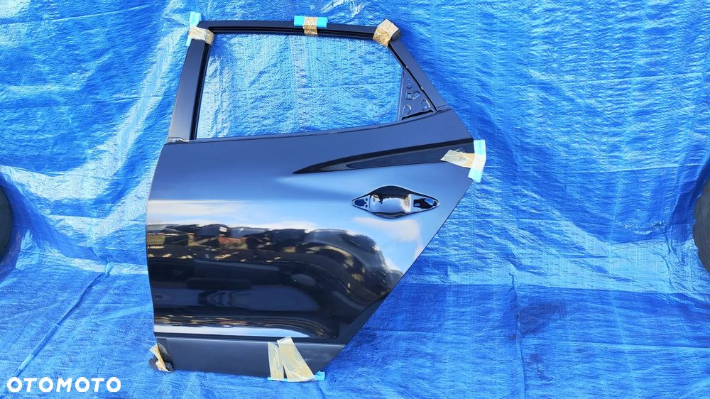 DRZWI LEWY TYŁ TYLNE LISTWA CZARNE ŁADNE HYUNDAI IX35 - 1