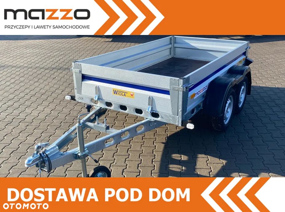 Wiola Dostawa przyczepa SPAWANA RAMA 252x132cm DMC750 kg MOCNA I SOLIDNA - 1