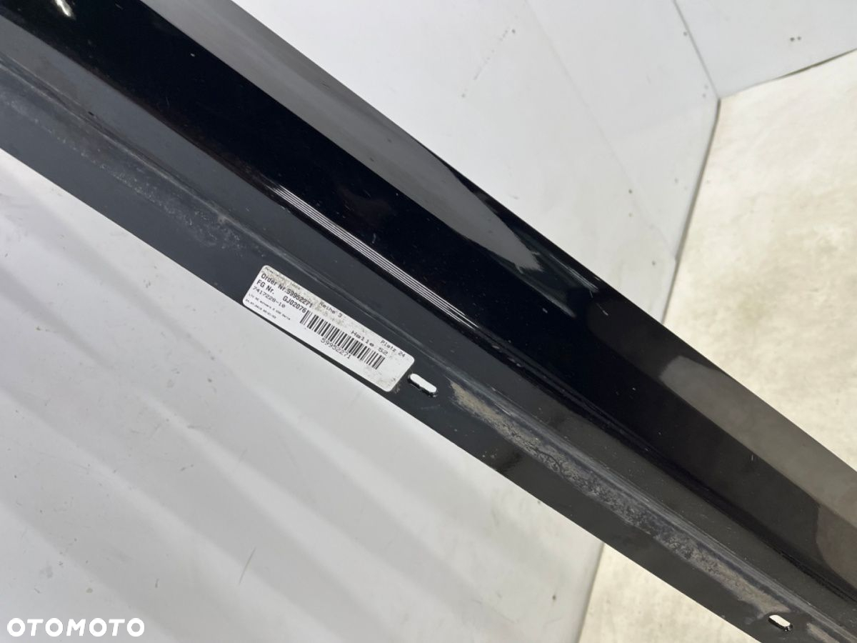 Nakładka progu BMW G30 sedan G31 kombi 17-24r. prawa listwa progowa zewnętrzna Schwarz 2 7387338 - 11