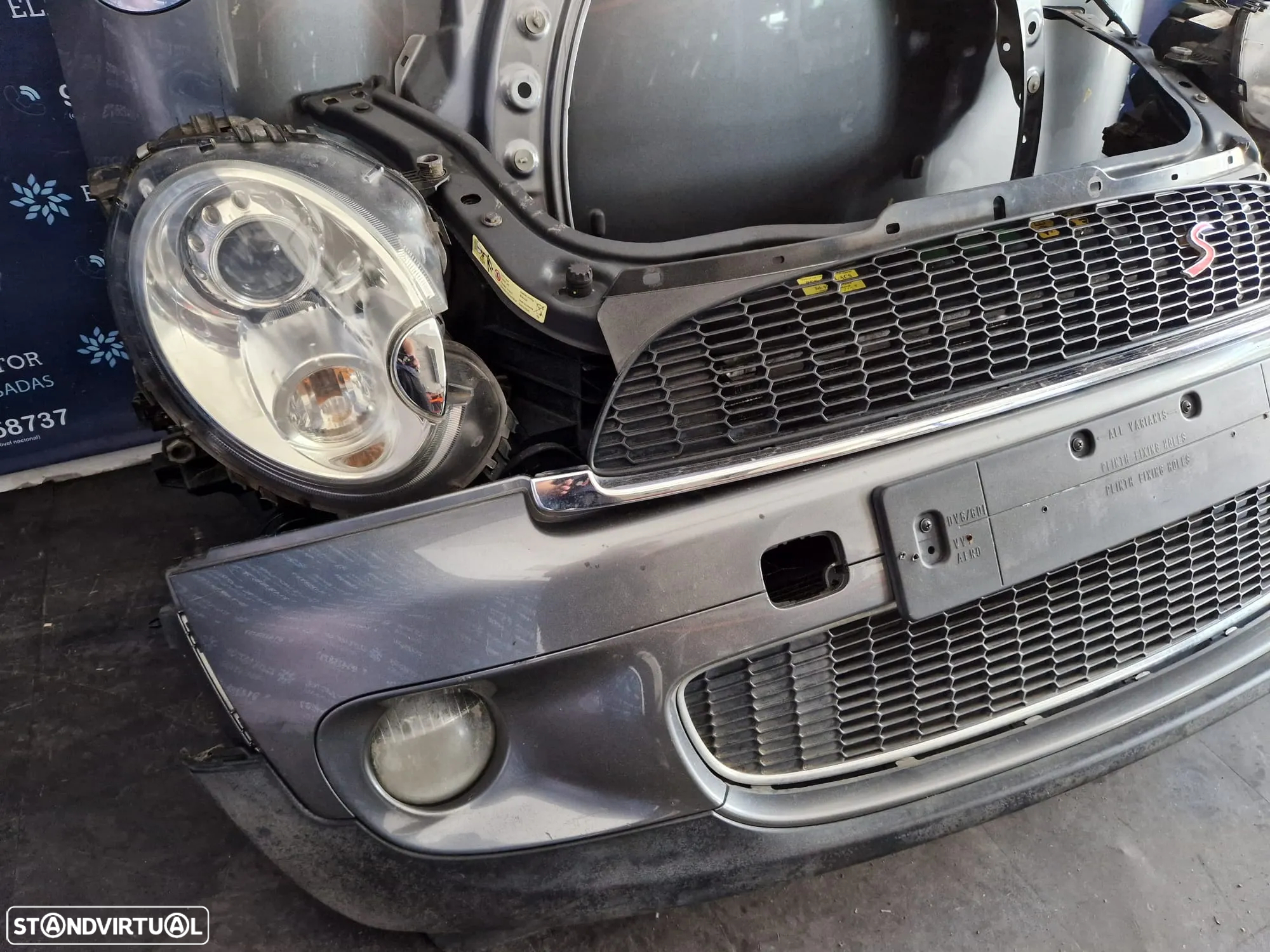 Frente completa usada MINI COOPER S R56 XENON R55 R57 capot parachoques oticas guardalamas - 5