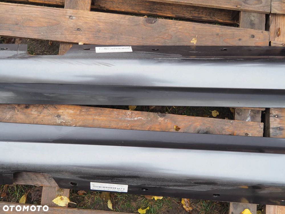 Listwy nakładki progowe BMW seria 3 E90 Mpakiet Sparkling Graphite - 3