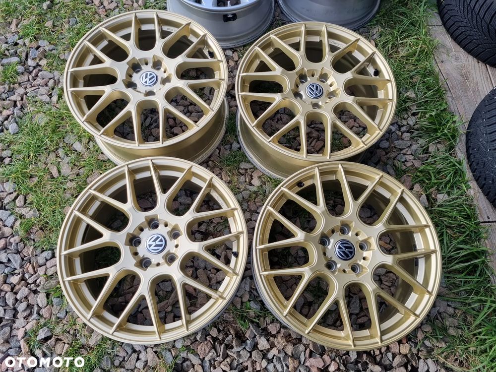AUDI TT,A3,Q3,VW GOLF,SKODA,SEAT LEON alu 8X18 ET50 5X112 4szt.super stan - 6